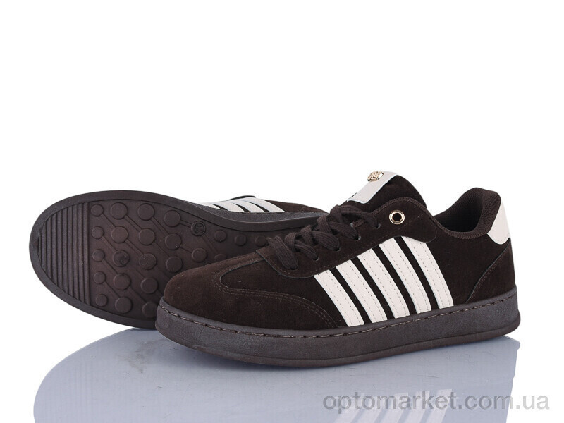 Купить Кросівки жіночі K555-3 Loretta коричневий, фото 2