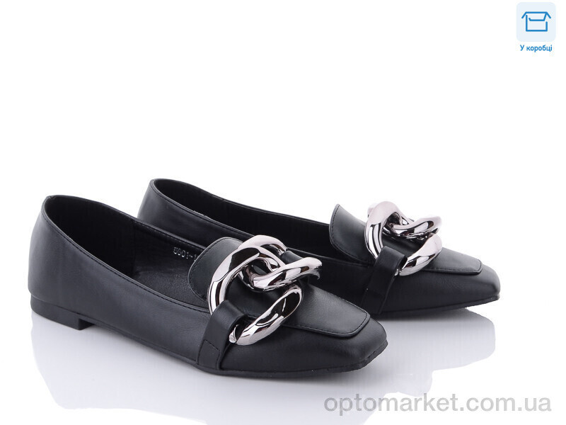 Купить Балетки жіночі K5601-18 L&M чорний, фото 2