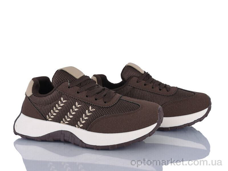 Купить Кросівки жіночі K574-3 Loretta коричневий, фото 2