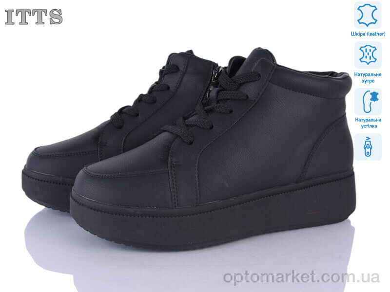 Купить Черевики жіночі K702A ITTS чорний, фото 2