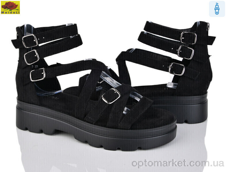 Купить Босоніжки жіночі K892-7 Mei De Li чорний, фото 2