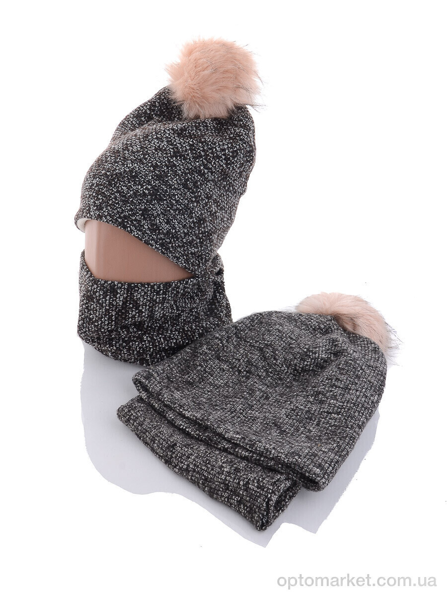 Купить Шапка жіночі KA314 комплект mix фліс Red Hat мікс, фото 2