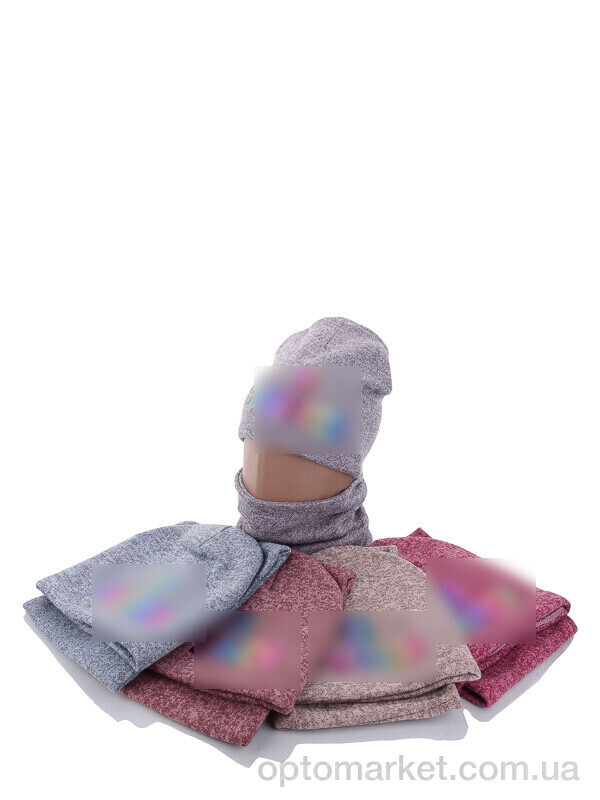 Купить Шапка жіночі KA450 комплект mix фліс F.NDI мікс, фото 3