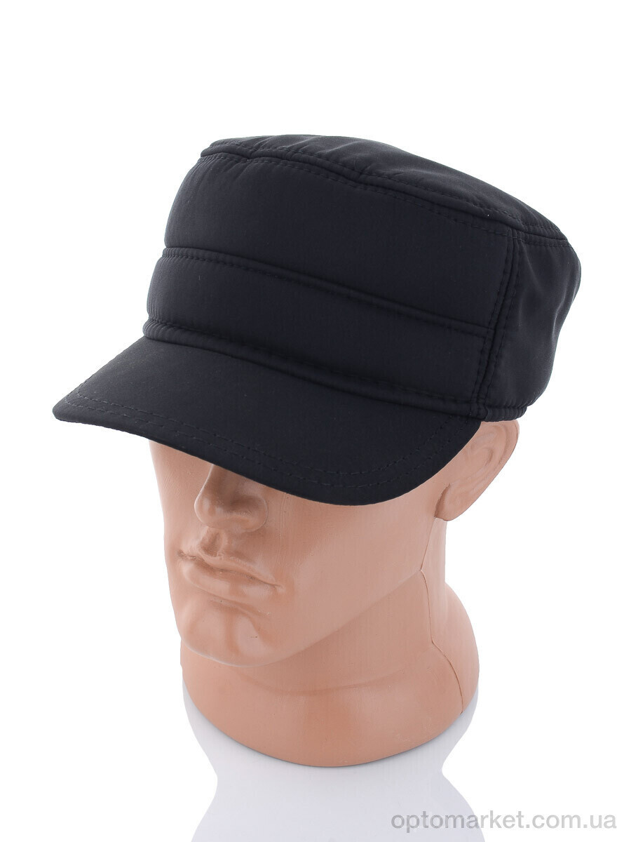 Купить Кепка чоловічі Кепка німкеня плащ на флісі з вушками чорний Lider чорний, фото 2