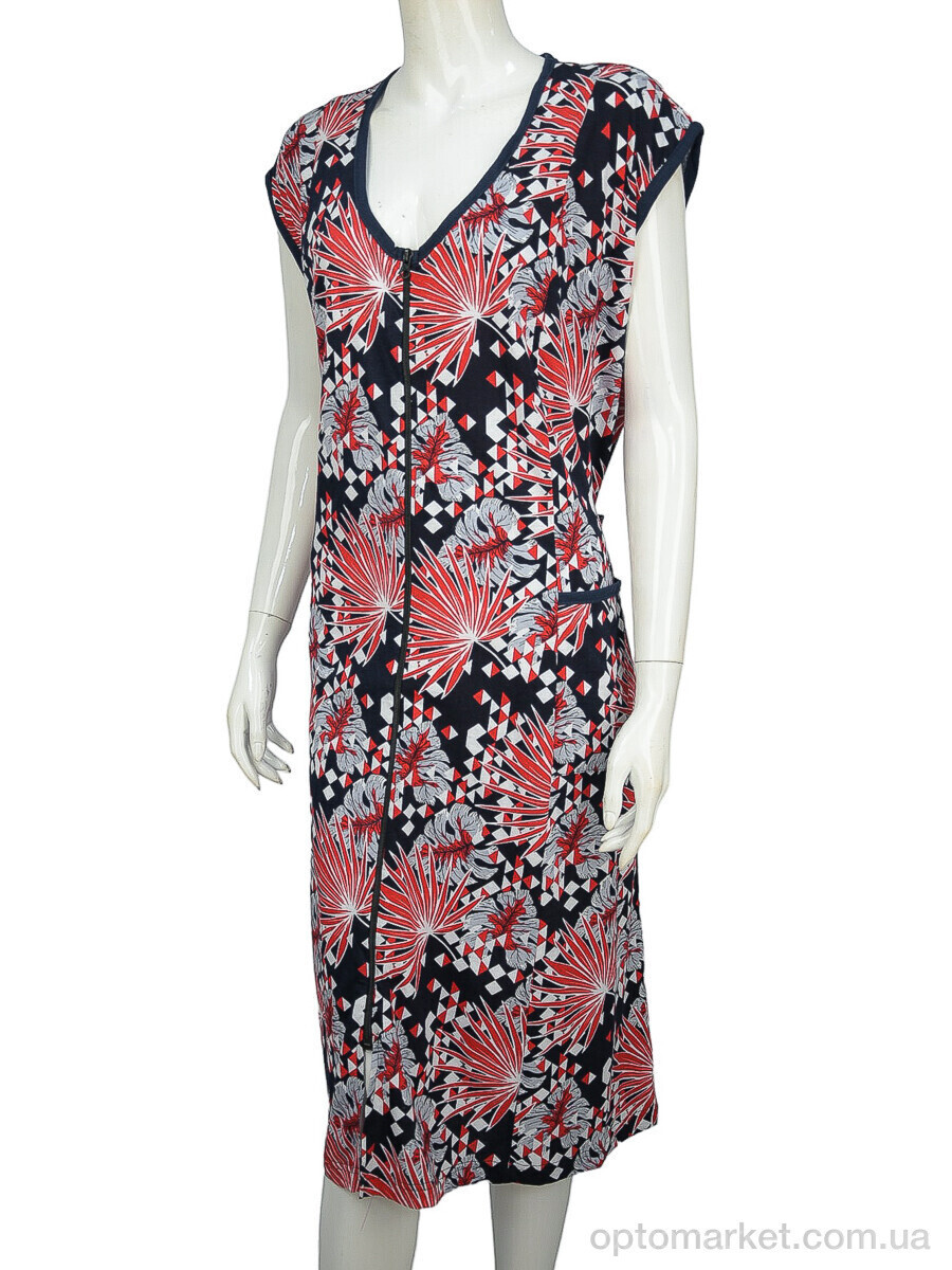 Купить Халат жіночі Халат Х/Б 002-2 blue Banko синій, фото 4