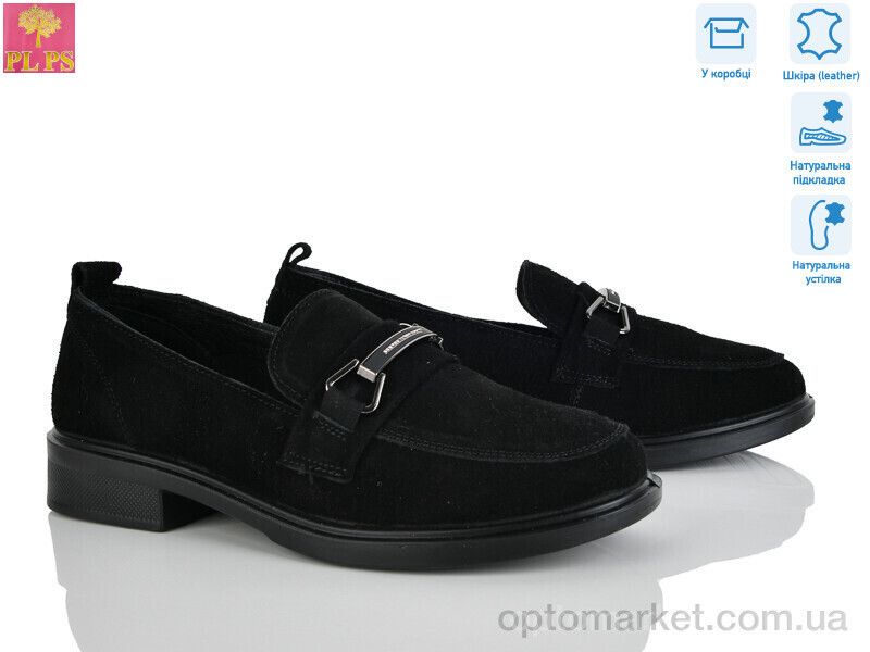 Купить Туфлі жіночі KK4-2 PLPS чорний, фото 2