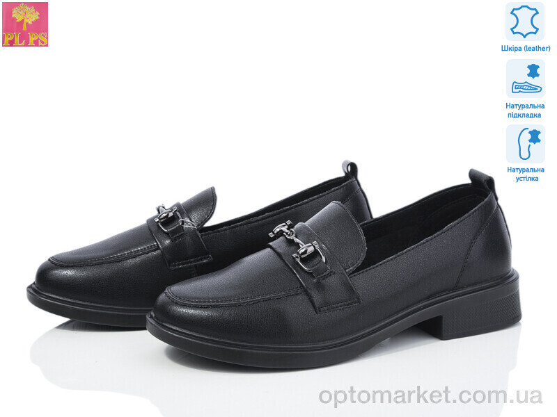 Купить Туфлі жіночі KK8-1 PLPS чорний, фото 2