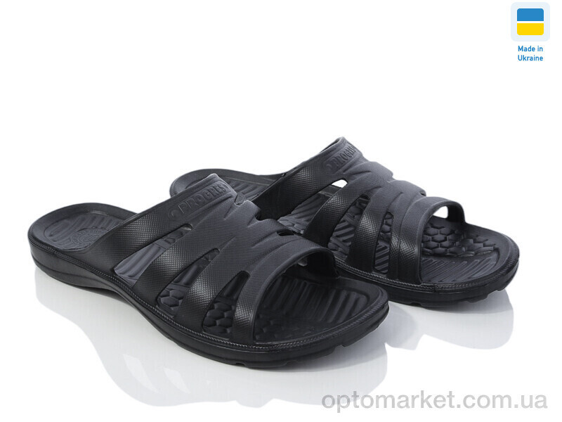 Купить Шльопанці чоловічі Краб чорний новий Progress чорний, фото 2