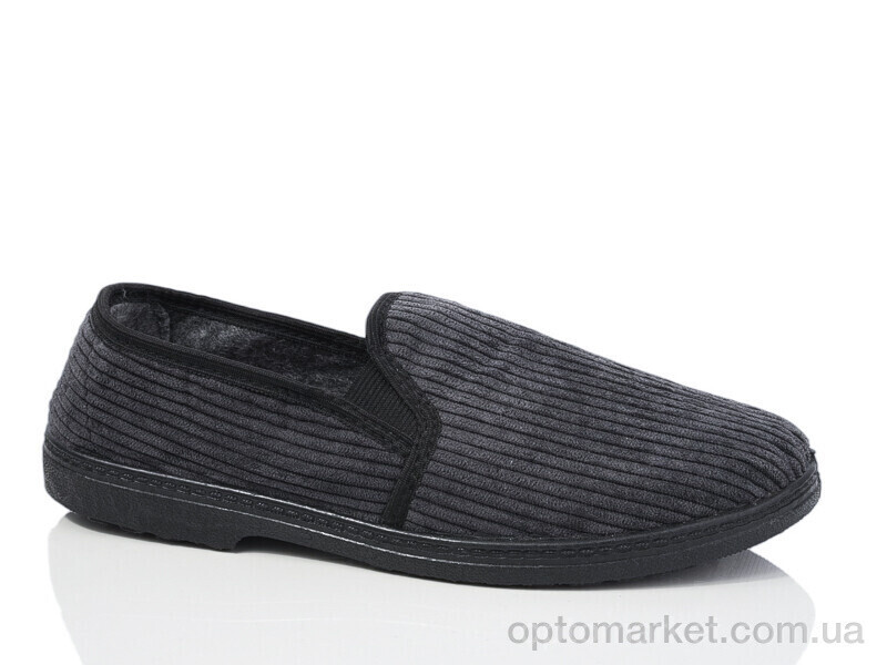 Купить Капці чоловічі Кредо вельвет Kredo сірий, фото 2