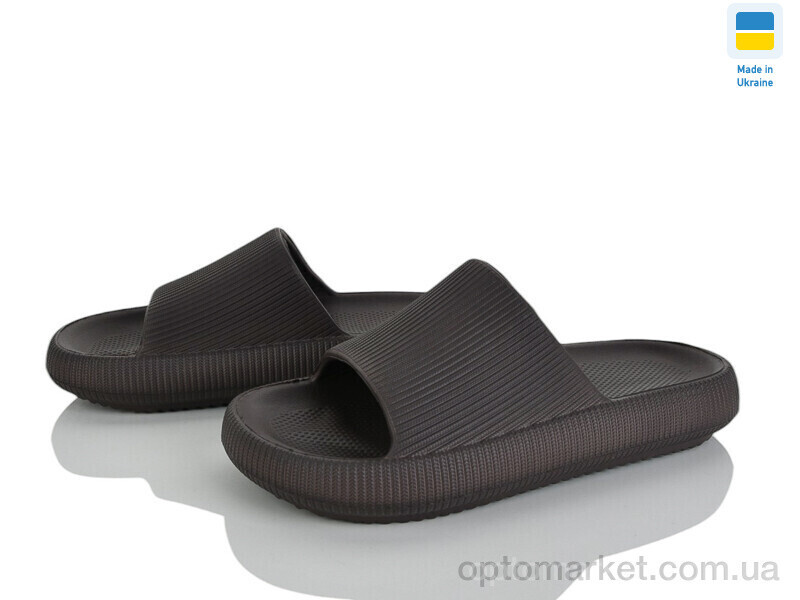 Купить Шльопанці унісекс Крок C88 т.коричневий Krok коричневий, фото 2