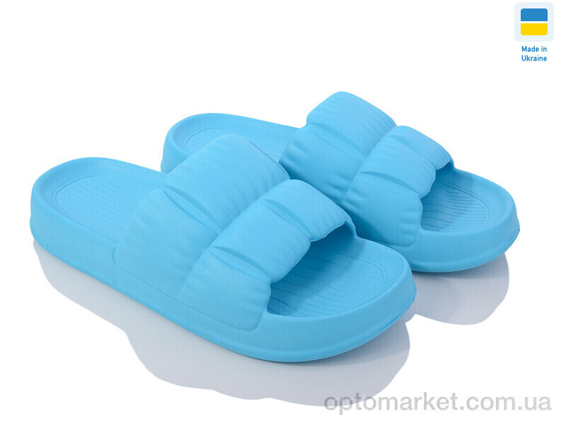 Купить Шльопанці жіночі Крок C95 бірюзовий Krok блакитний, фото 2
