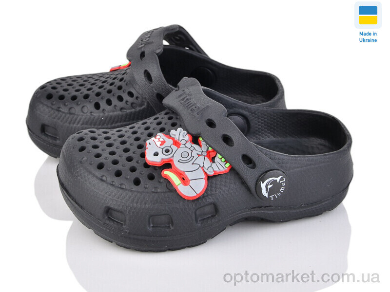 Купить Крокси дитячі Крок дит. 10-09 черный. Tismel чорний, фото 2