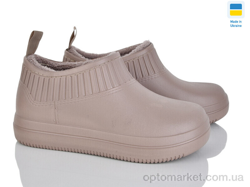 Купить Галоші жіночі Крок галош Б30 св.коричневий Krok бежевий, фото 2