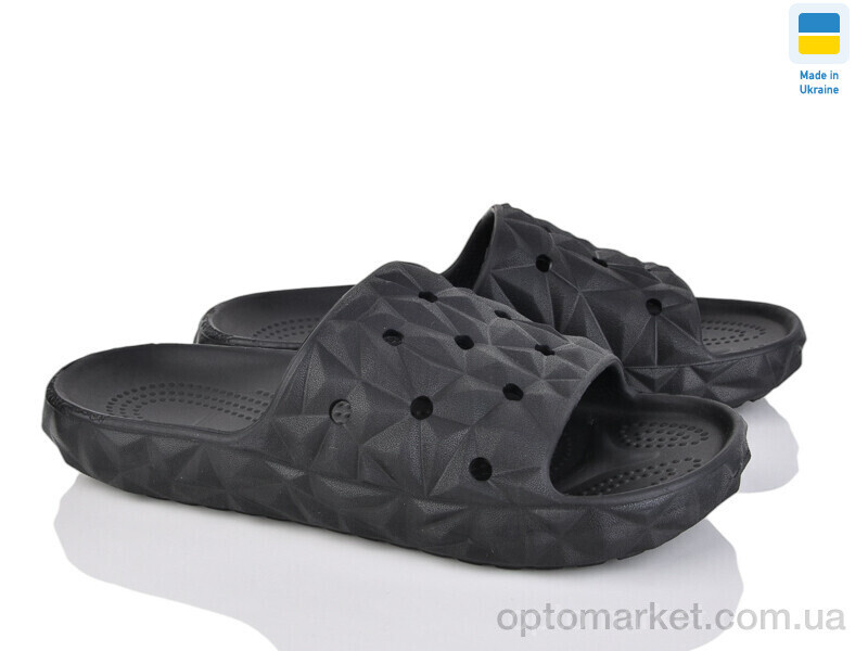 Купить Шльопанці жіночі Крок С105 чорний Krok чорний, фото 2