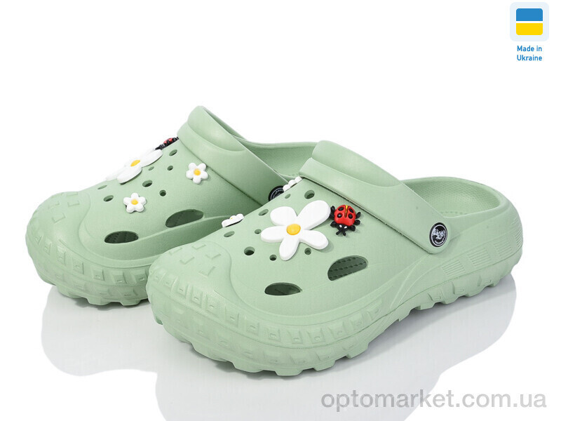 Купить Крокси жіночі Крокси 054 олива Jose Amorales зелений, фото 2