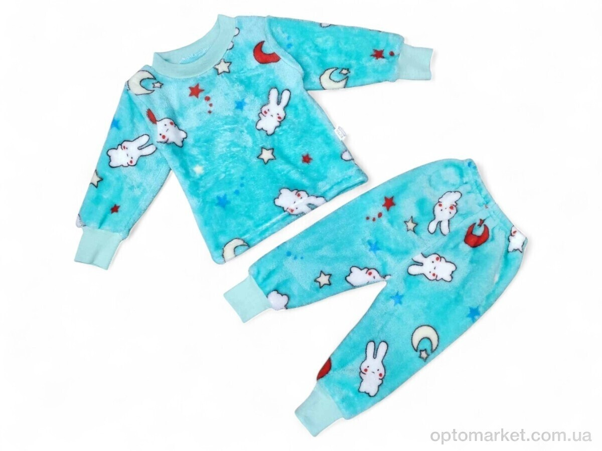 Купить Пижама дитячі КТ3 бірюзовий зірочки Fashion Kids блакитний, фото 2