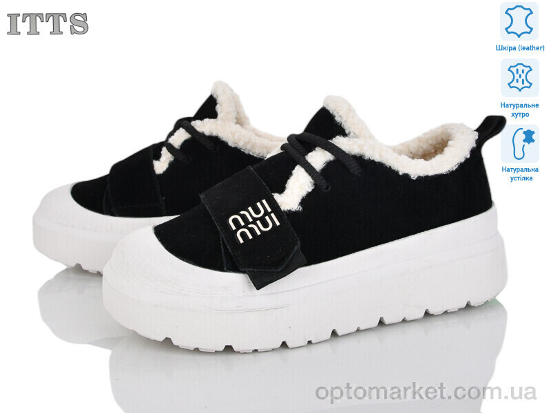 Купить Кросівки жіночі KT98-1 ITTS чорний, фото 2