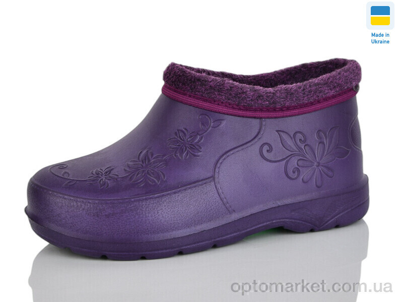 Купить Галоші жіночі Квітка слива Payas фіолетовий, фото 2