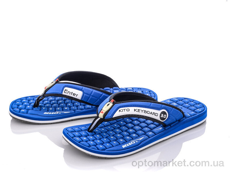 Купить В'єтнамки дитячі KWE708 Kito синій, фото 2