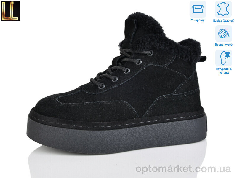 Купить Черевики жіночі L-X0073-1 Lilin чорний, фото 2
