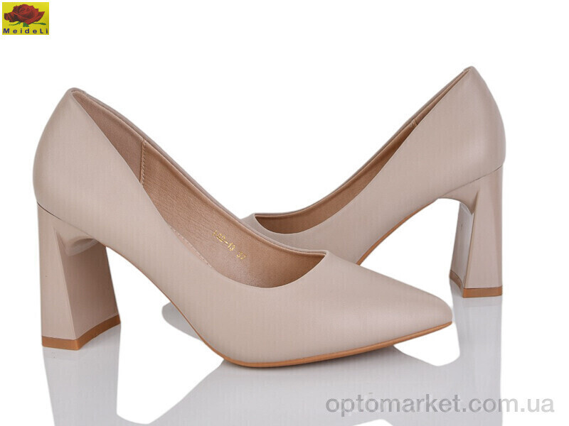 Купить Туфлі жіночі L02-13 Mei De Li бежевий, фото 2