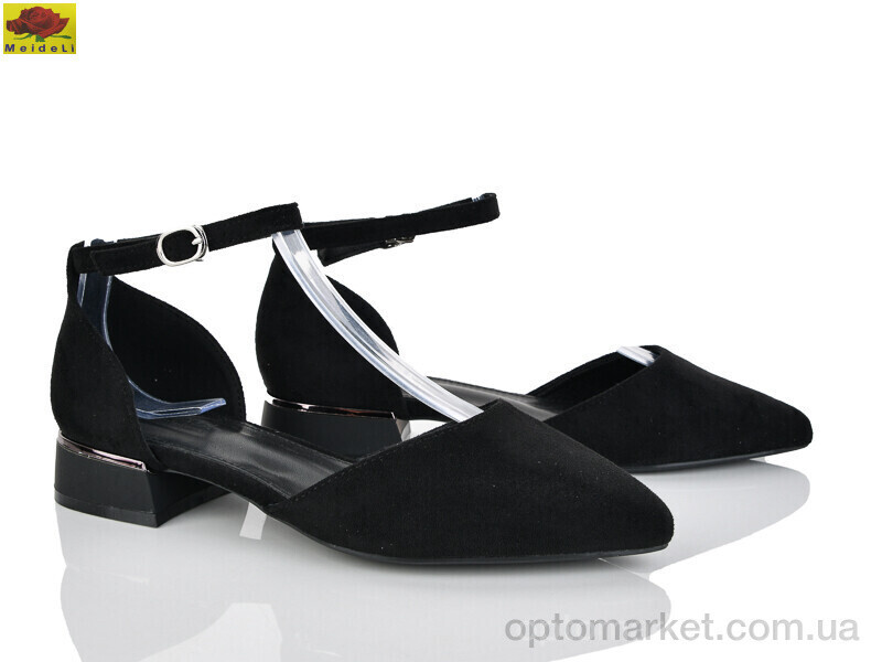 Купить Туфлі жіночі L023-6 Mei De Li чорний, фото 2