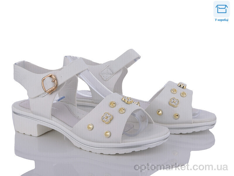 Купить Босоніжки дитячі L0667-1-8 Lilin shoes білий, фото 2