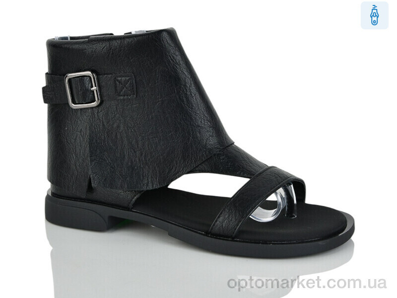 Купить Босоніжки жіночі L073 Loretta чорний, фото 2