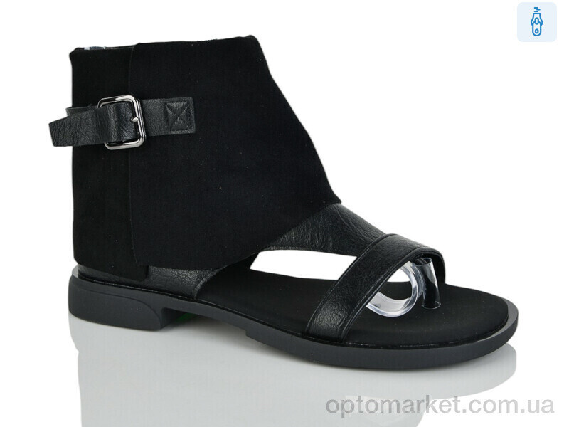 Купить Босоніжки жіночі L074 Loretta чорний, фото 2