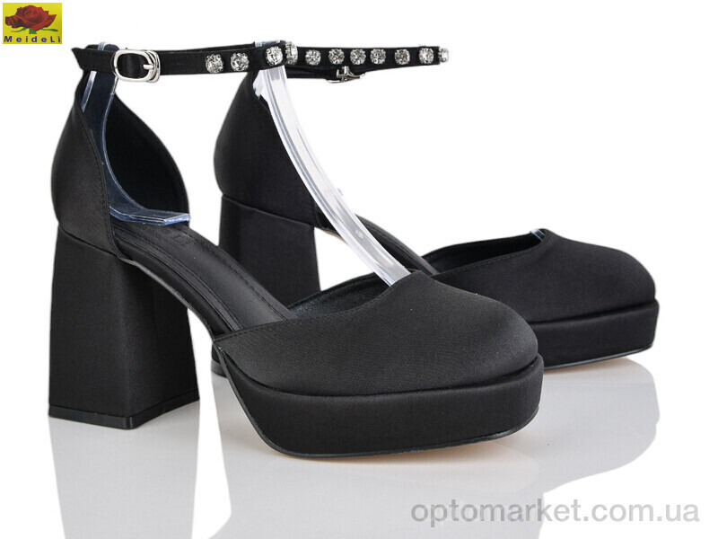 Купить Туфлі жіночі L100-11 Mei De Li чорний, фото 2