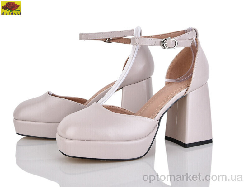 Купить Туфлі жіночі L100-6 Mei De Li бежевий, фото 2