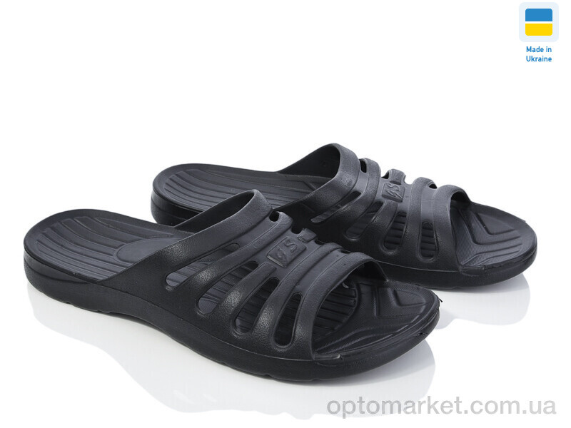 Купить Шльопанці чоловічі L104 чорний DS чорний, фото 2