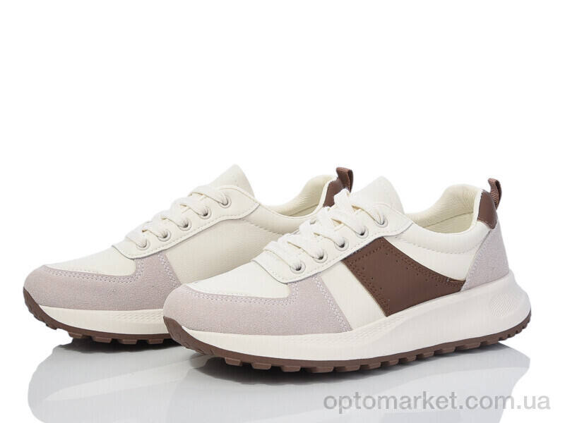 Купить Кросівки жіночі L1065-4 L.B. бежевий, фото 2