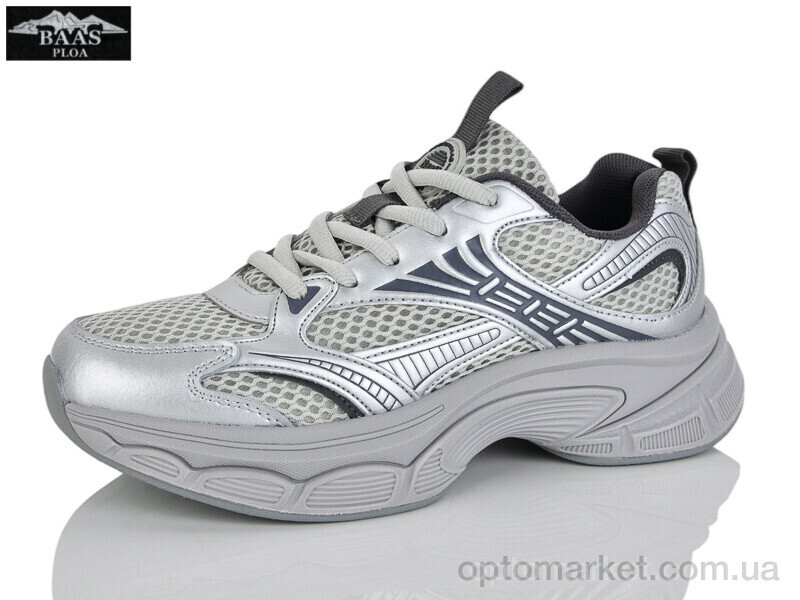 Купить Кросівки жіночі L1897-7 Baas сірий, фото 2