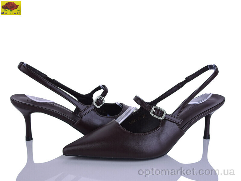 Купить Туфлі жіночі L2051-33 Mei De Li коричневий, фото 2