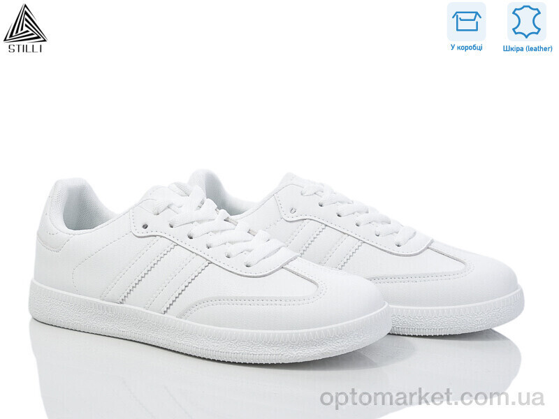 Купить Кросівки жіночі L2410-10 шкіра Stilli білий, фото 2