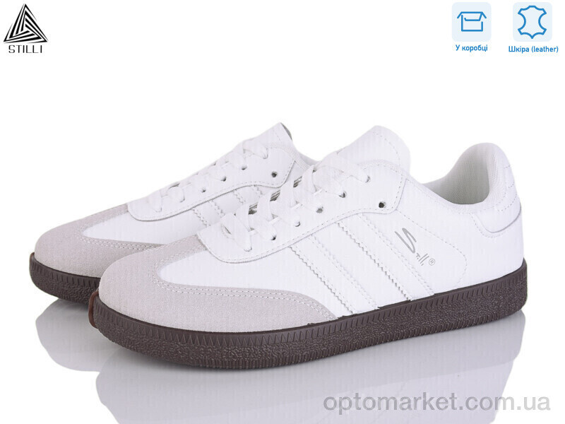 Купить Кросівки жіночі L2410-26 шкіра Stilli білий, фото 2