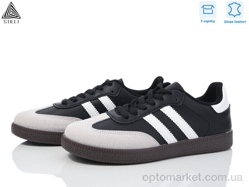 Купить Кросівки жіночі L2410-7 шкіра Stilli чорний, фото 2