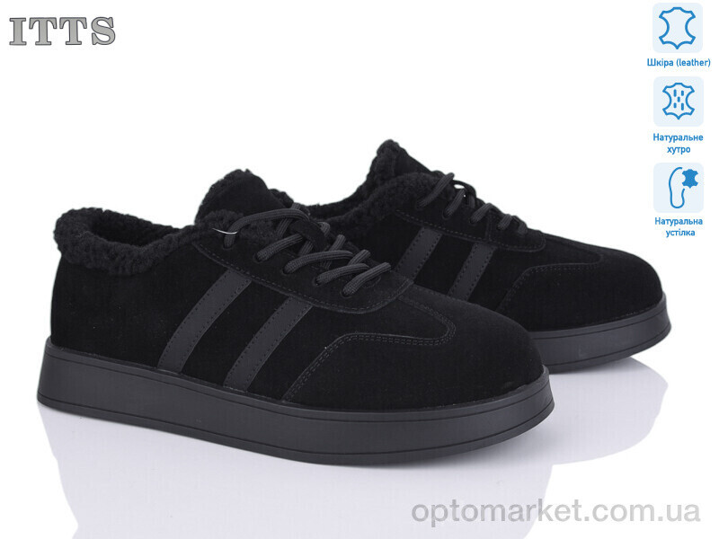 Купить Кросівки жіночі L26-1 ITTS чорний, фото 2