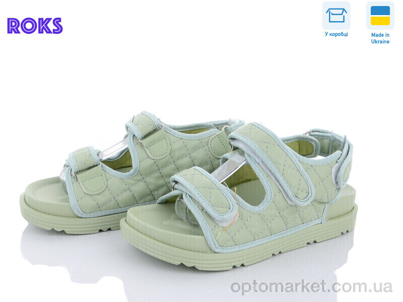 Купить Босоніжки жіночі L3010-10 зелений Roks зелений, фото 2
