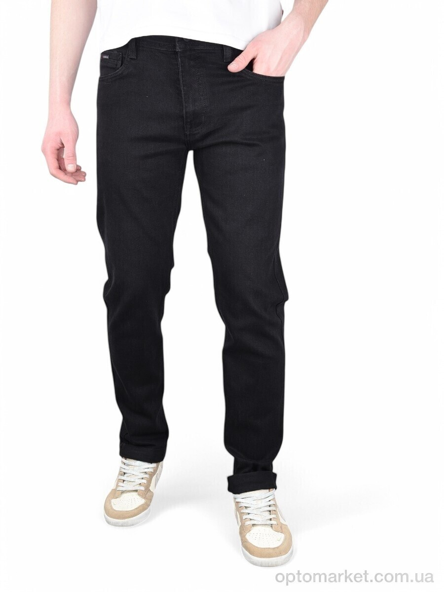 Купить Джинси чоловічі L330-1 Baron чорний, фото 4