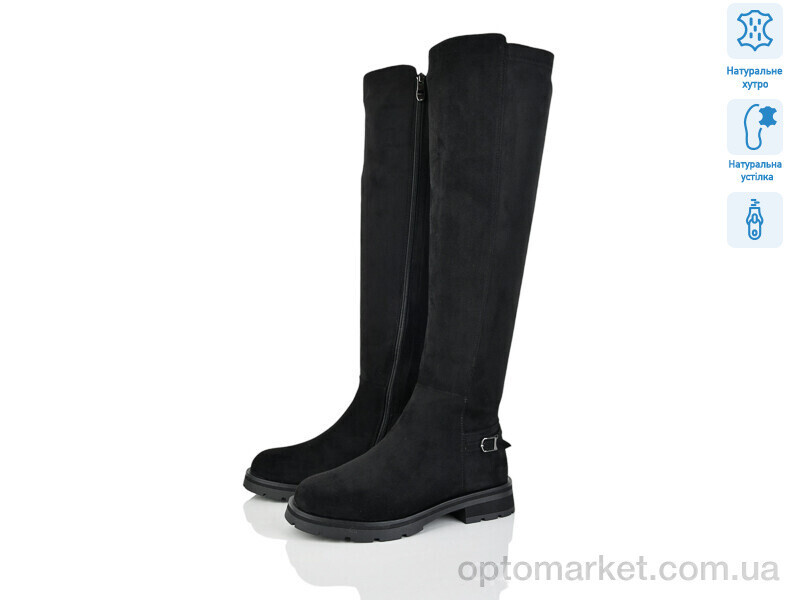 Купить Чоботи жіночі L410-6M Lino Marano чорний, фото 2