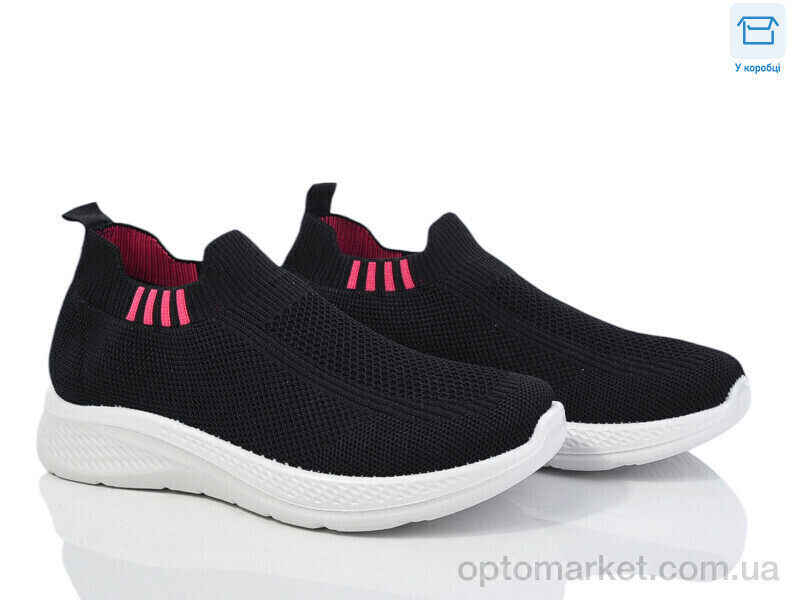 Купить Кросівки жіночі L45-1 піна Moli чорний, фото 2