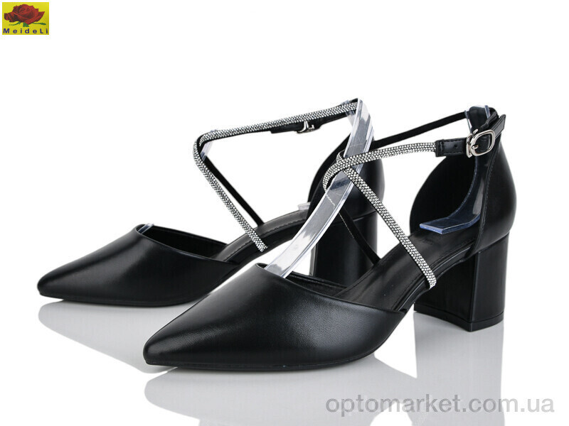Купить Туфлі жіночі L622-7 Mei De Li чорний, фото 2