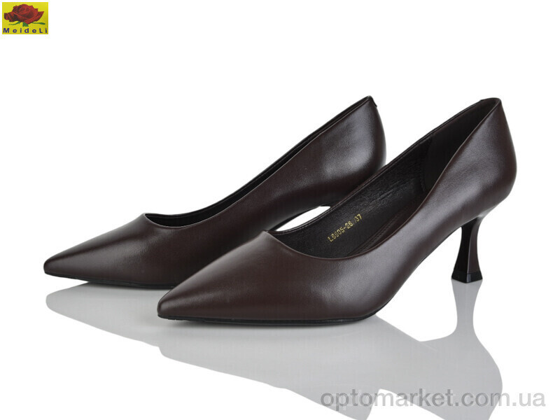 Купить Туфлі жіночі L6605-26 Mei De Li коричневий, фото 2