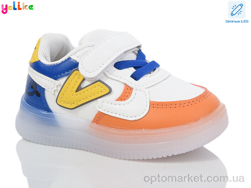 Купить Кросівки дитячі L765-3 LED Yalike білий, фото 2