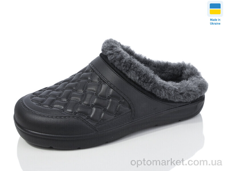 Купить Галоші жіночі L8 чорний хутро Cross чорний, фото 2