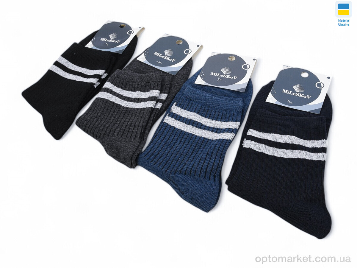 Купить Шкарпетки чоловічі L803 mix (09461) MiLeSKoV мікс, фото 2