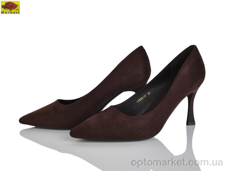 Купить Туфлі жіночі L8683-17 Mei De Li коричневий, фото 2