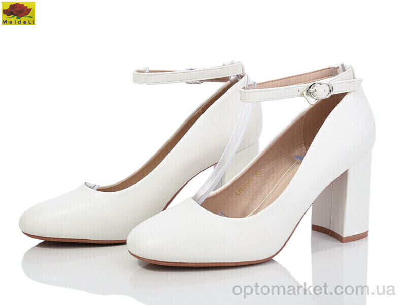 Купить Туфлі жіночі L8858-10 Mei De Li білий, фото 2
